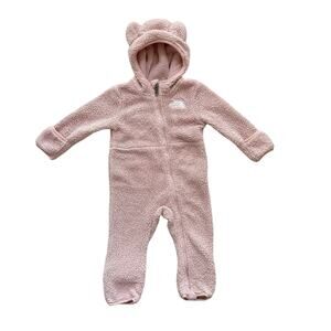 The North Face Light Pink Fleece Bunting Size 6-12m